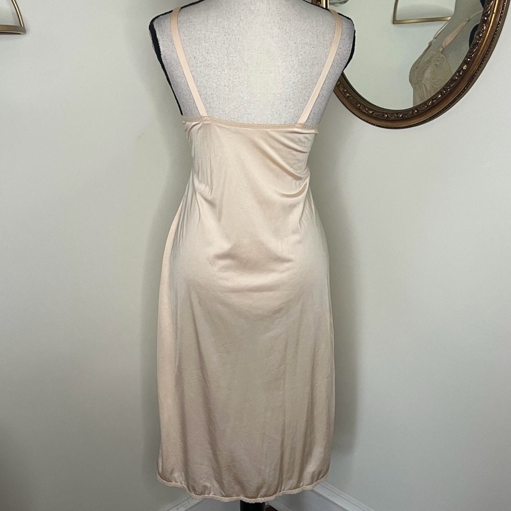 Dior Vintage Cream Satin Chemise with Lace Detail - Picture 3 of 6